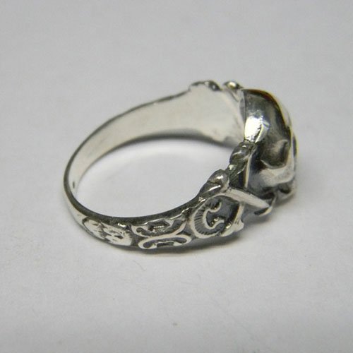 German Skull Ring Nazi Skull Ring The Crossbones NSvendor